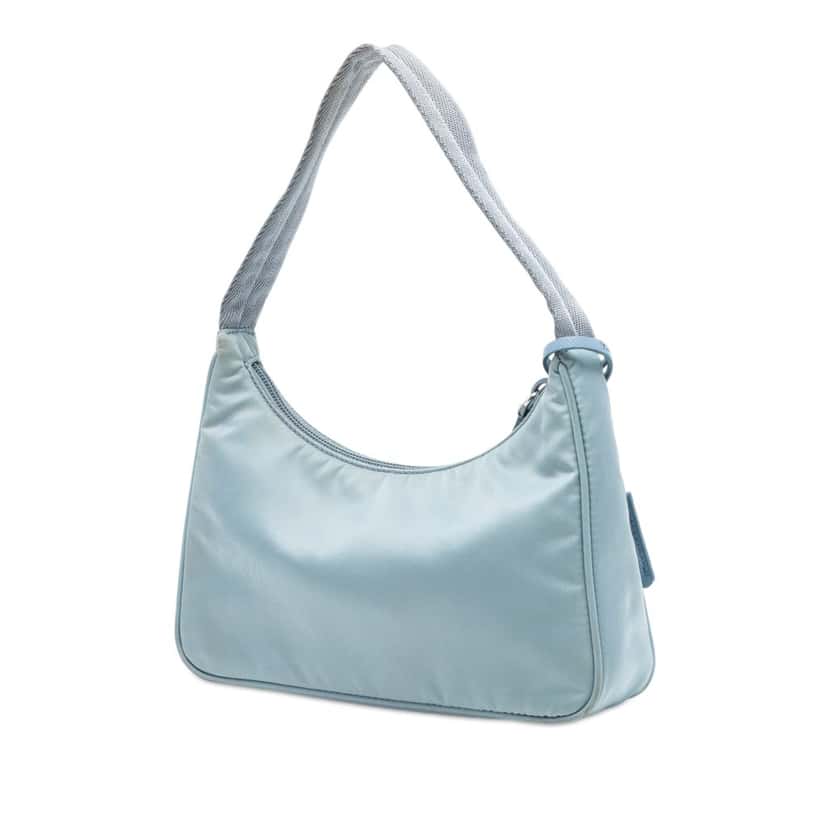 Prada Tessuto Re Edition 2000 Shoulder Bag Blue Very good condition - Back View