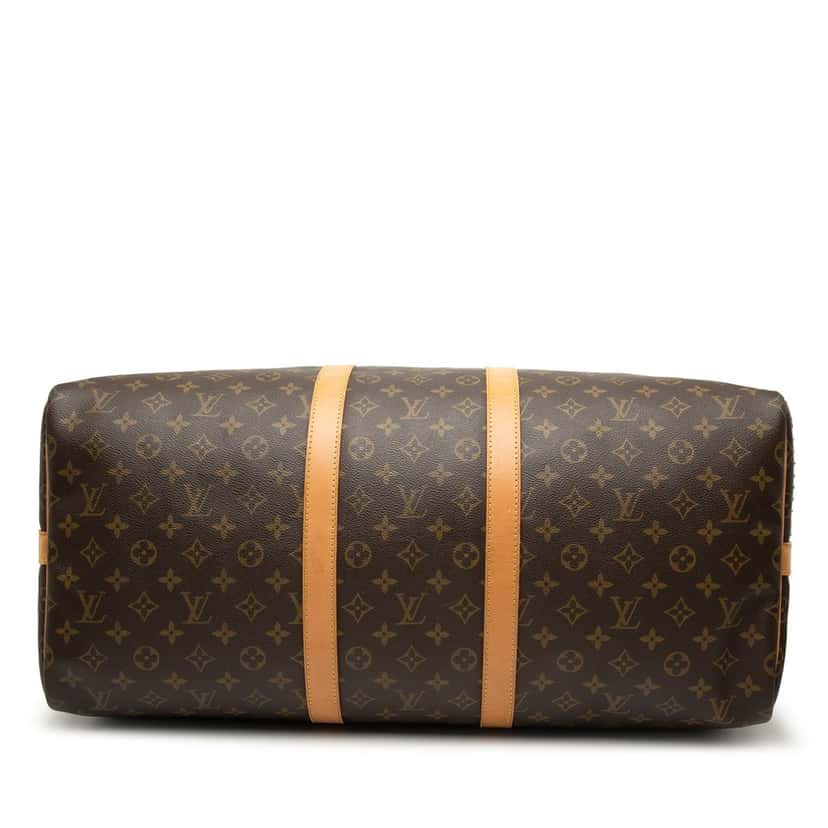 Louis Vuitton Monogram Keepall Bandouliere 55 Brown Good condition - Inside View