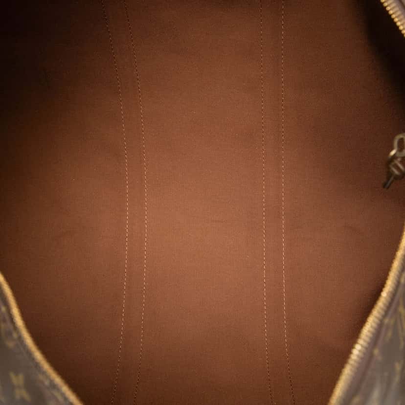 Louis Vuitton Monogram Keepall Bandouliere 55 Brown Good condition - Model View