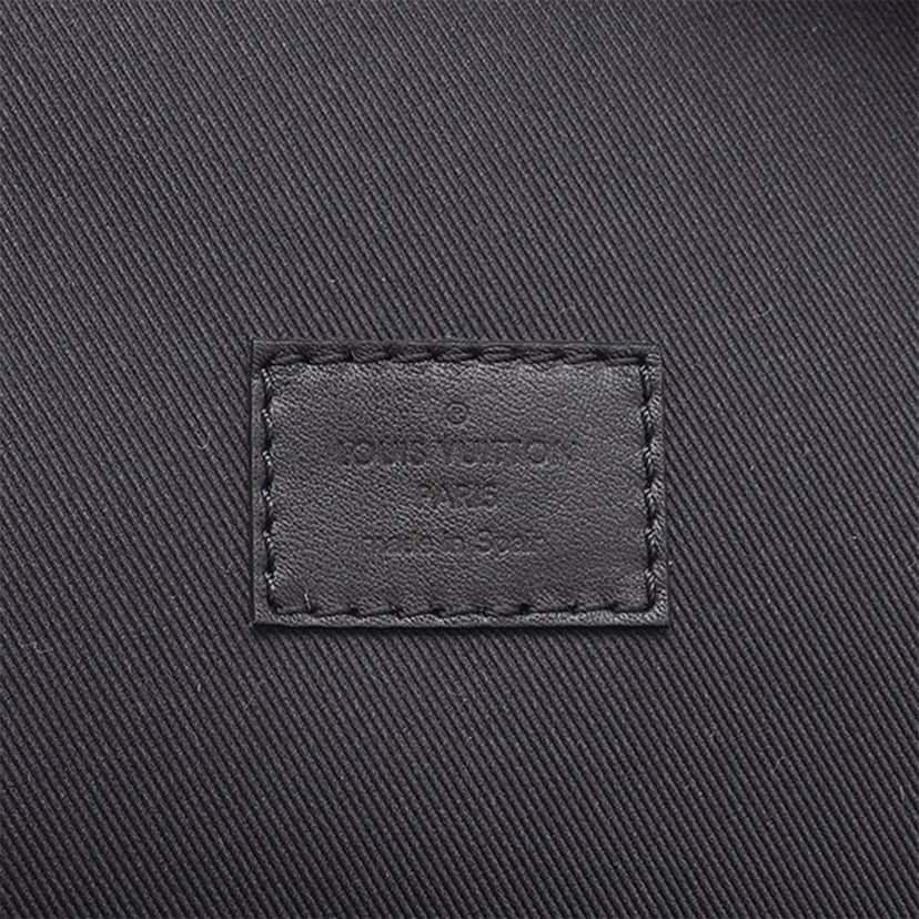 Louis Vuitton Monogram Shadow Racer Sling Bag Black Leather Very good condition - Box View