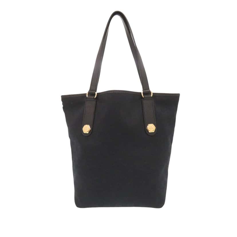 Gucci GG Canvas Charmy Tote Black Very good condition - Front View
