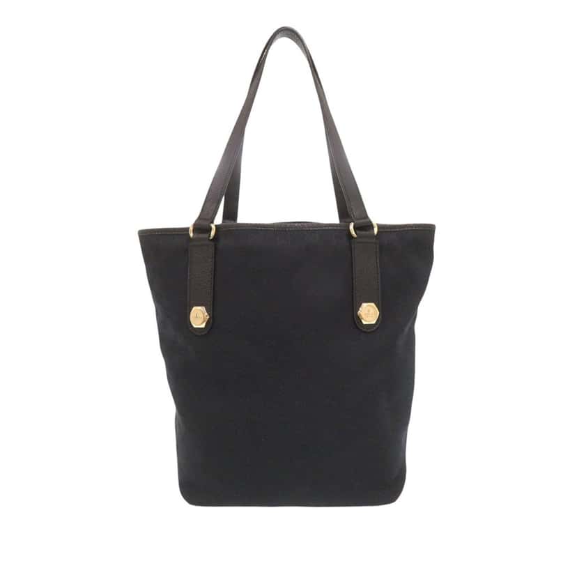 Gucci GG Canvas Charmy Tote Black Very good condition - Back View