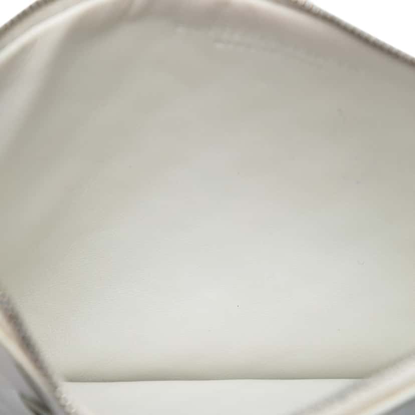 Bottega Veneta Leather Intrecciato Clutch White Leather Very good condition - Model View