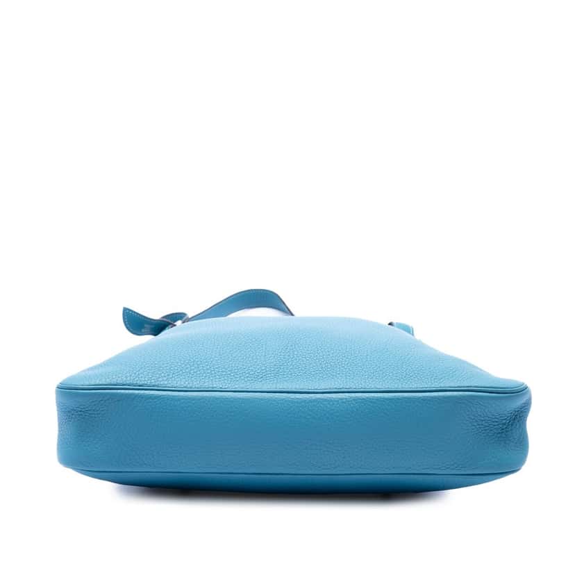 Hermès Clemence Massai PM Blue Leather Very good condition - Inside View