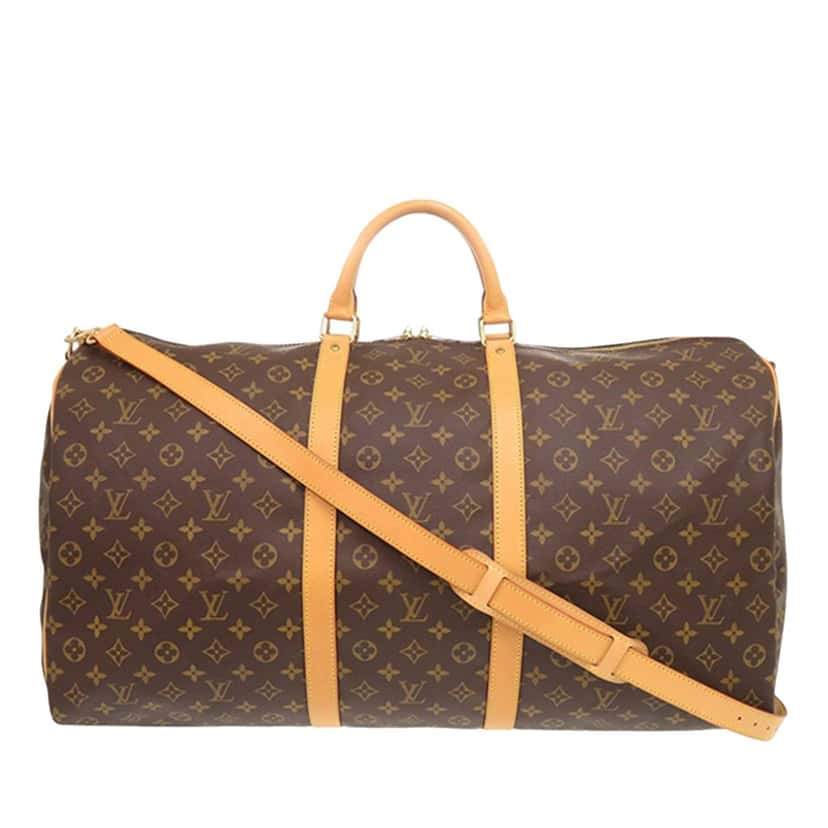 Louis Vuitton Monogram Keepall Bandouliere 60 Brown Very good condition - Front View