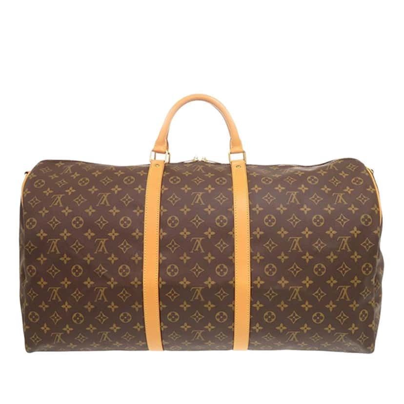 Louis Vuitton Monogram Keepall Bandouliere 60 Brown Very good condition - Back View