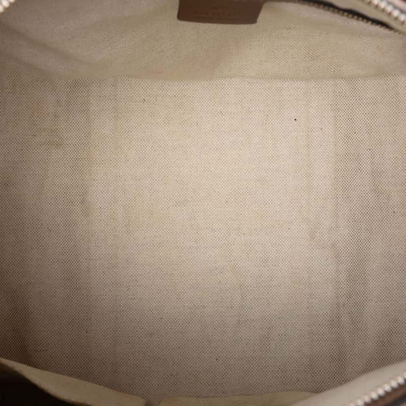 Gucci Medium GG Canvas Web Joy Boston Bag Beige Very good condition - Model View