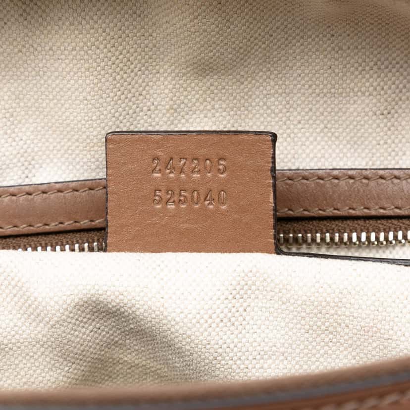 Gucci Medium GG Canvas Web Joy Boston Bag Beige Very good condition - Box View