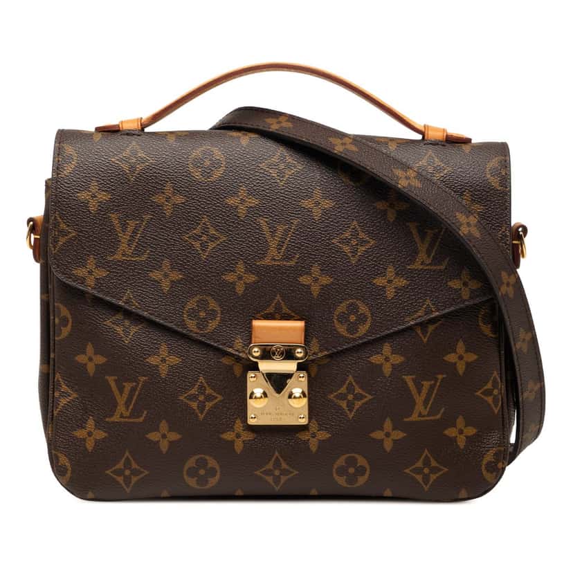 Louis Vuitton Monogram Pochette Metis Brown Very good condition - Front View
