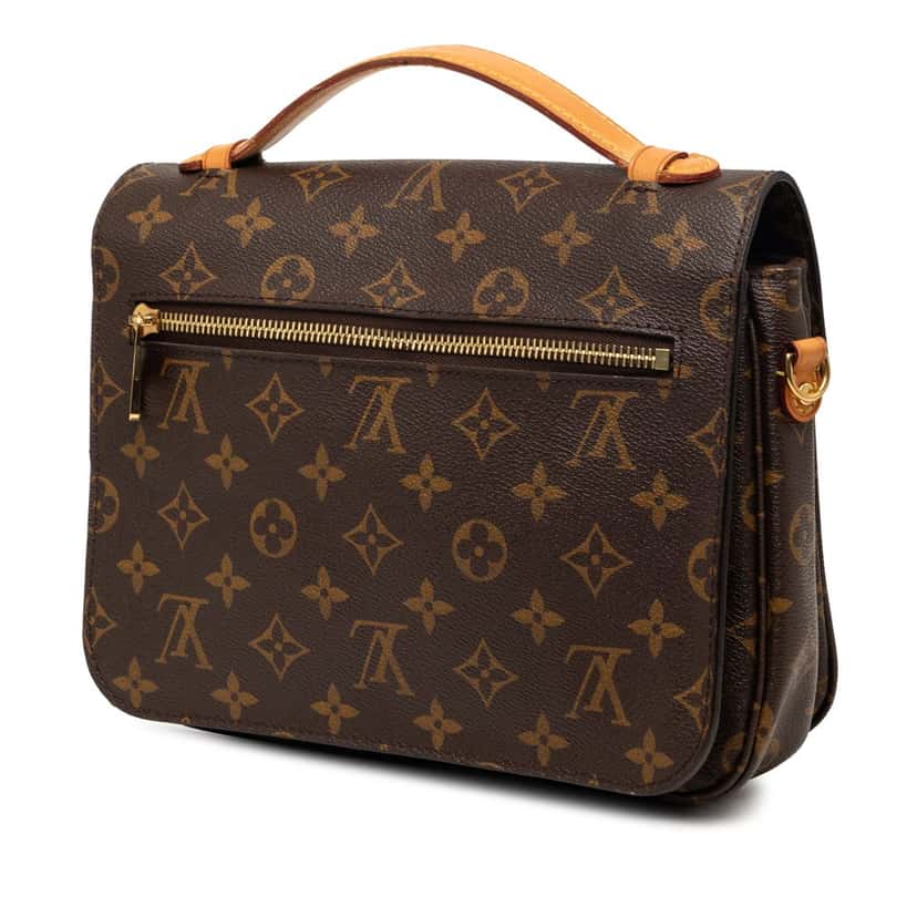 Louis Vuitton Monogram Pochette Metis Brown Very good condition - Back View