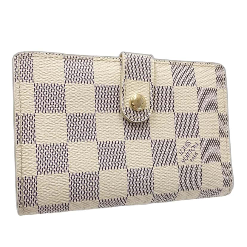 Louis Vuitton Damier Azur Portefeuille Viennois White Very good condition - Inside View