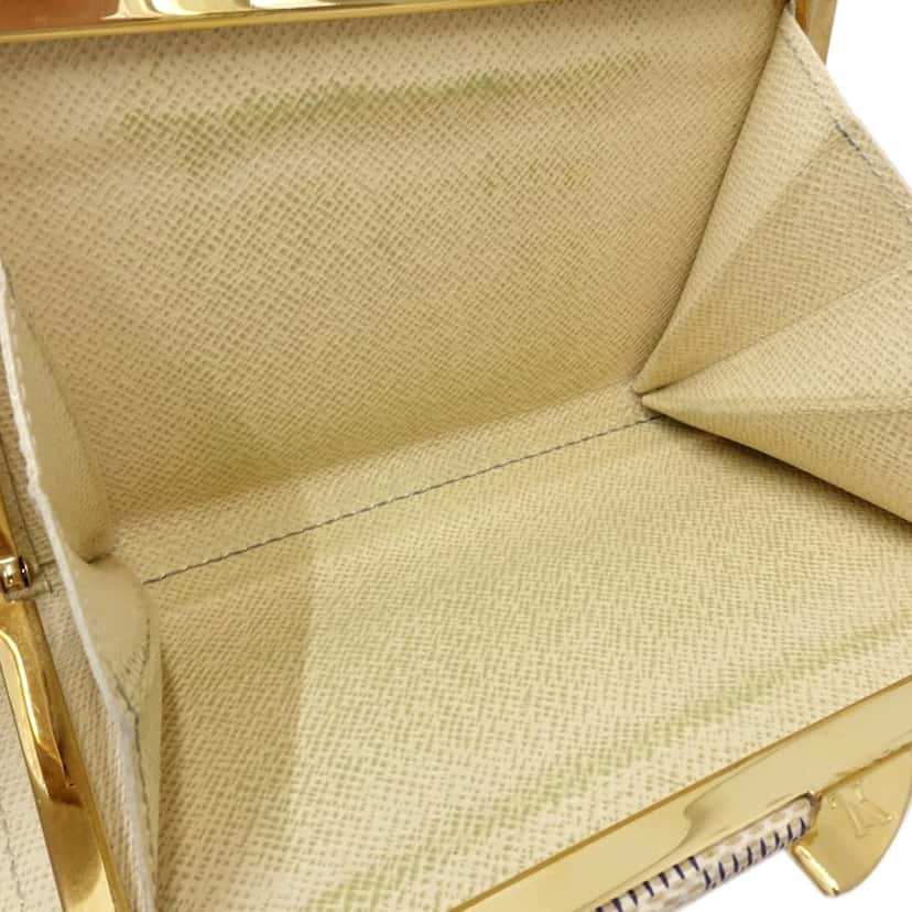 Louis Vuitton Damier Azur Portefeuille Viennois White Very good condition - Box View
