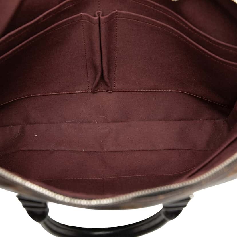 Louis Vuitton Monogram Macassar Porte Documents Voyage GM Brown Very good condition - Model View