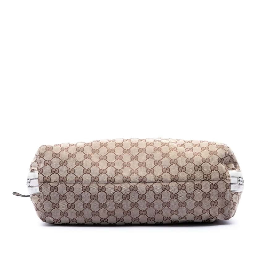 Gucci GG Canvas Icon Bit Zip Tote Beige Very good condition - Inside View
