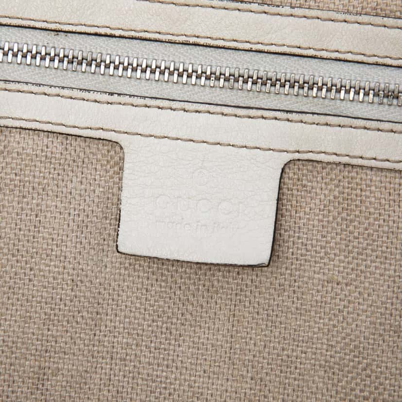 Gucci GG Canvas Icon Bit Zip Tote Beige Very good condition - Box View
