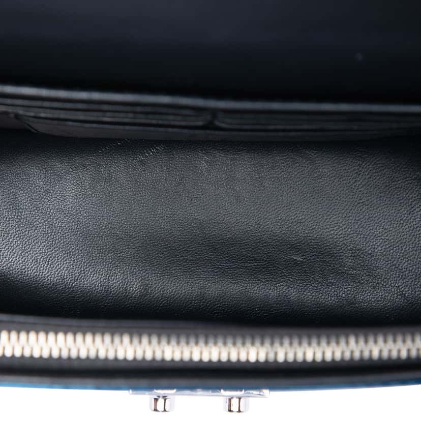 Dior Patent Miss Dior Promenade Crossbody Blue Leather Very good condition - Model View