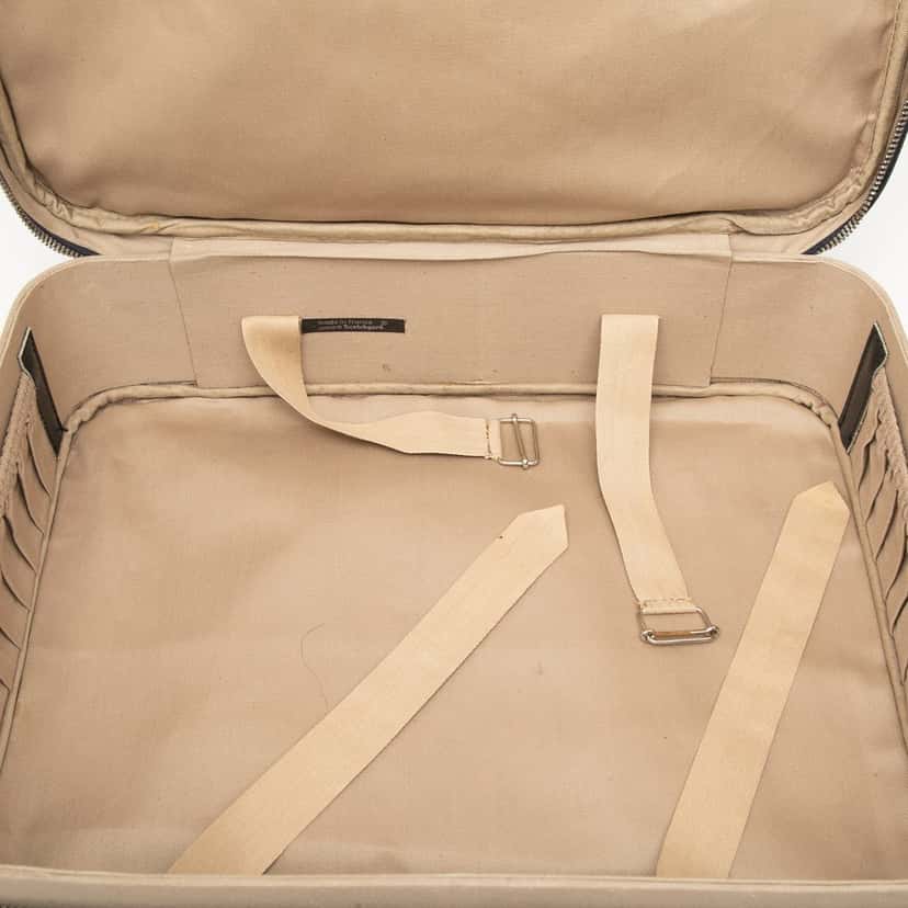 Dior Oblique Canvas and Leather Travel Bag Blue Very good condition - Model View