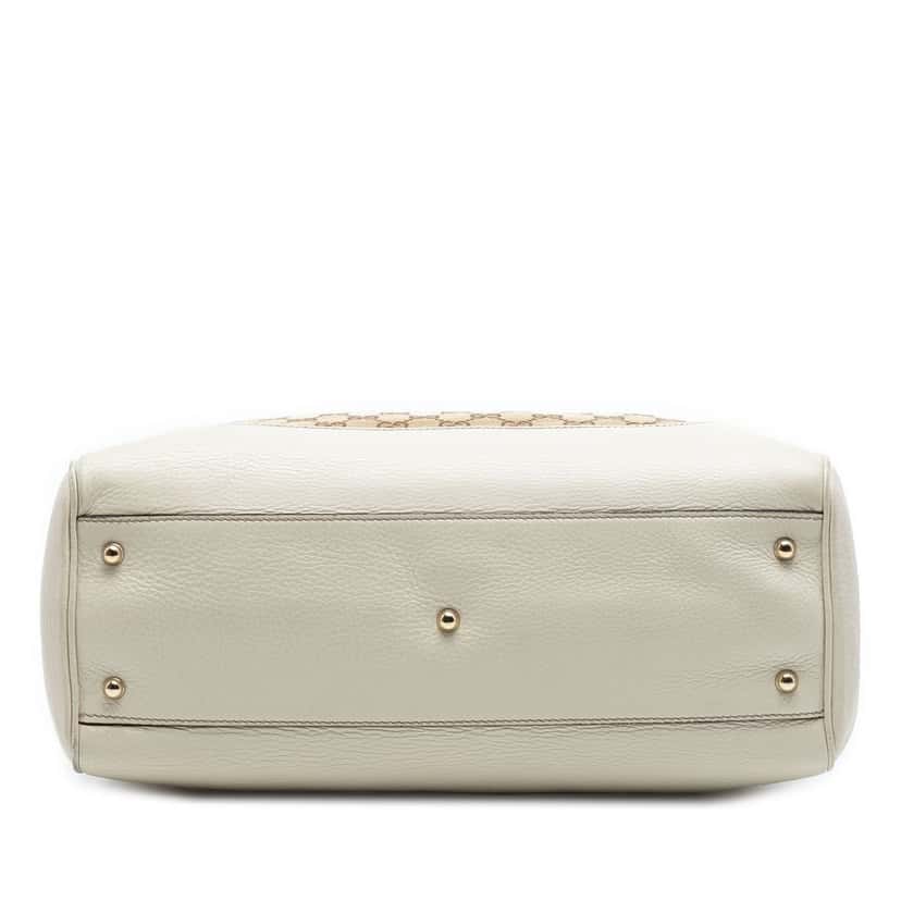 Gucci Medium GG Canvas Bamboo Diana Tote Beige Very good condition - Inside View