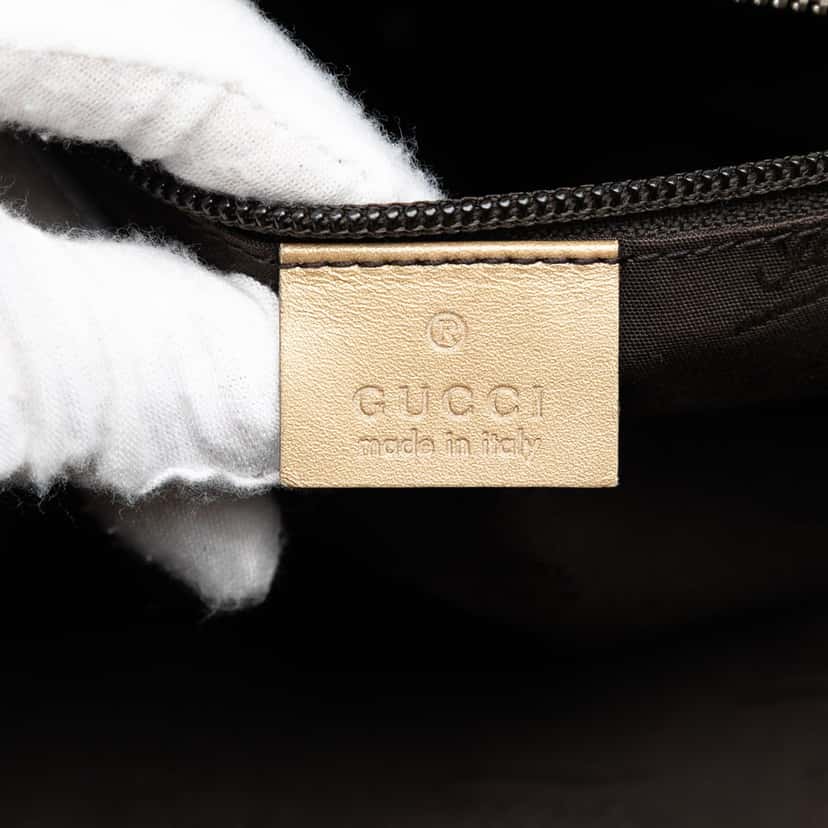 Gucci Medium GG Imprime Tote Gold Very good condition - Box View