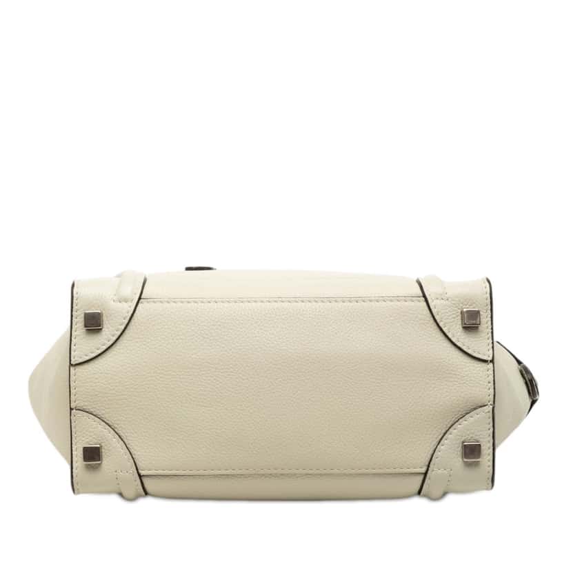Celine Micro Leather Luggage Tote Brown Leather Very good condition - Inside View