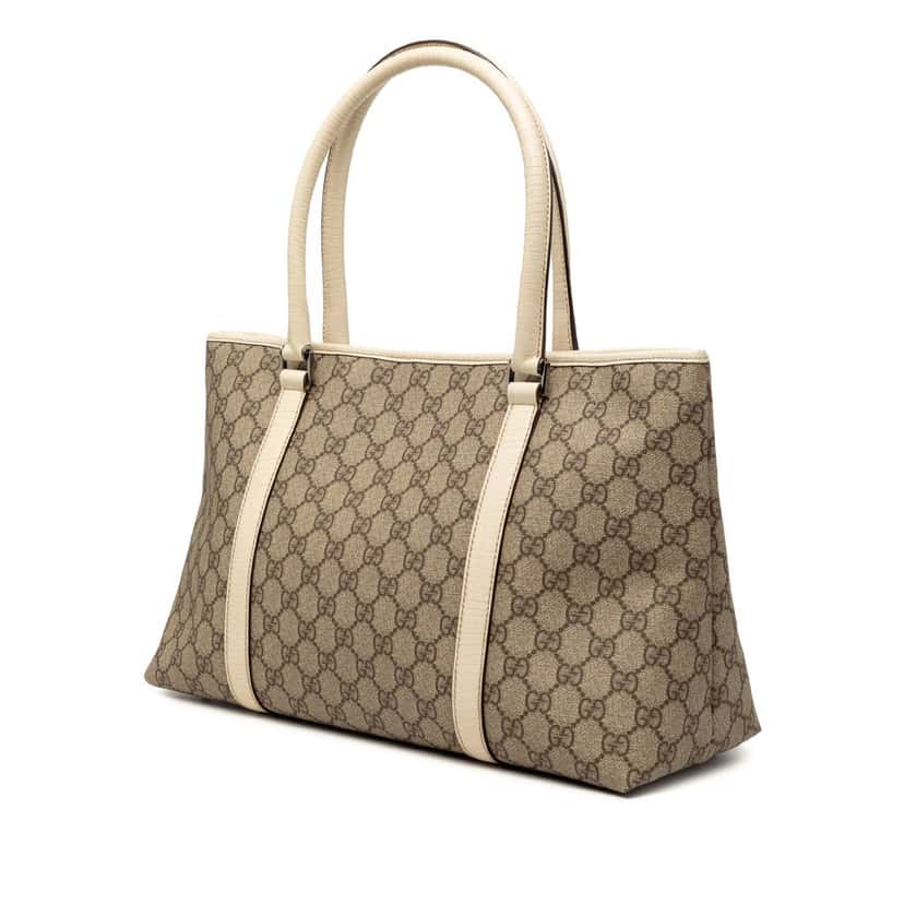 Gucci GG Supreme Joy Tote Beige Very good condition - Back View