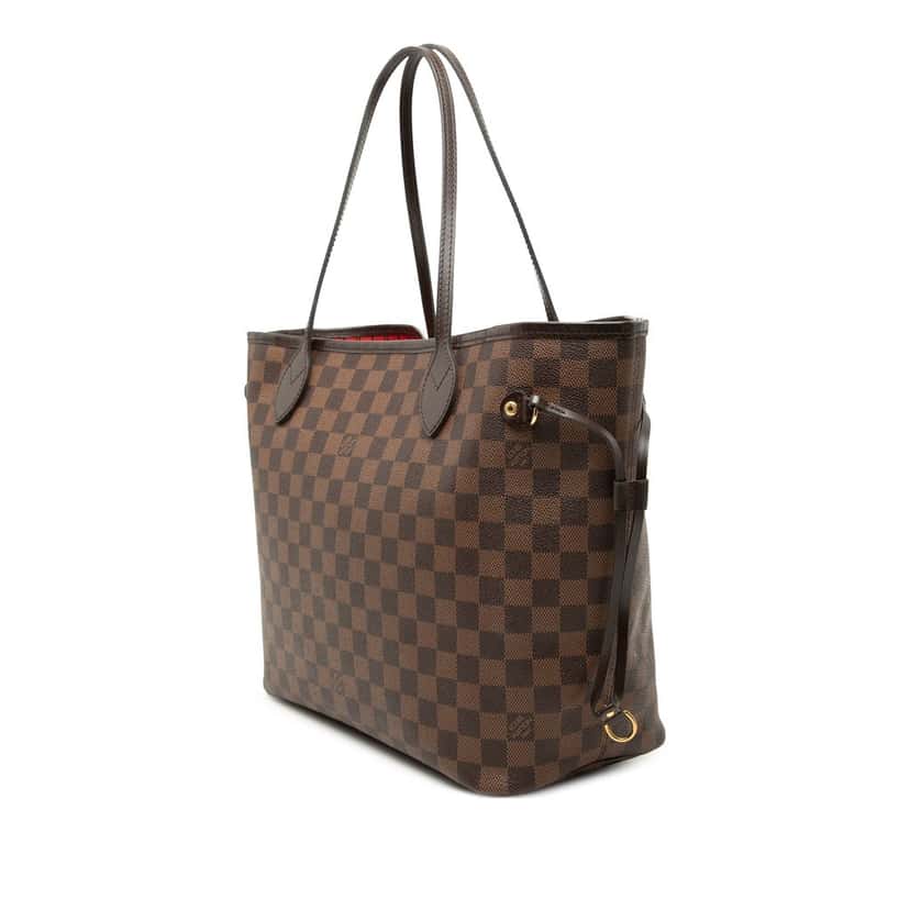 Louis Vuitton Damier Ebene Neverfull MM Brown Very good condition - Back View