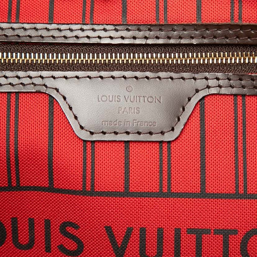 Louis Vuitton Damier Ebene Neverfull MM Brown Very good condition - Box View