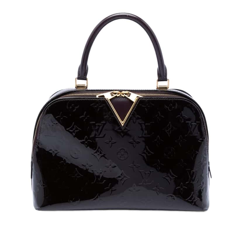 Louis Vuitton Monogram Vernis Melrose Purple Leather Very good condition - Front View