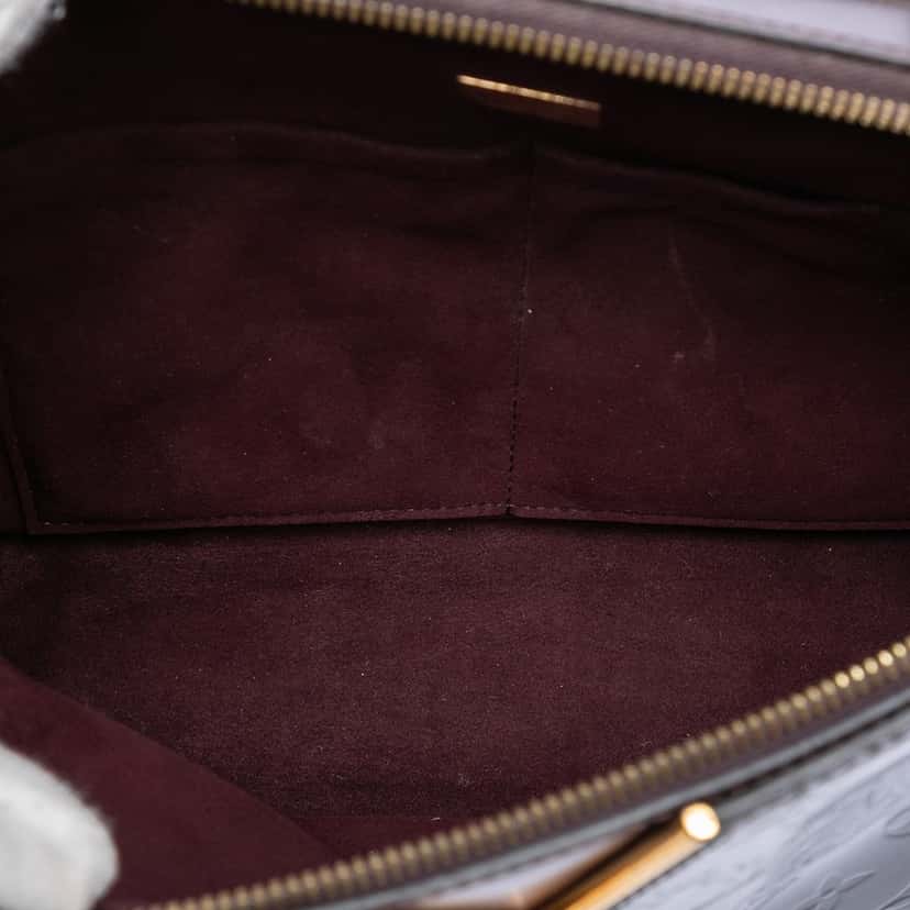 Louis Vuitton Monogram Vernis Melrose Purple Leather Very good condition - Model View