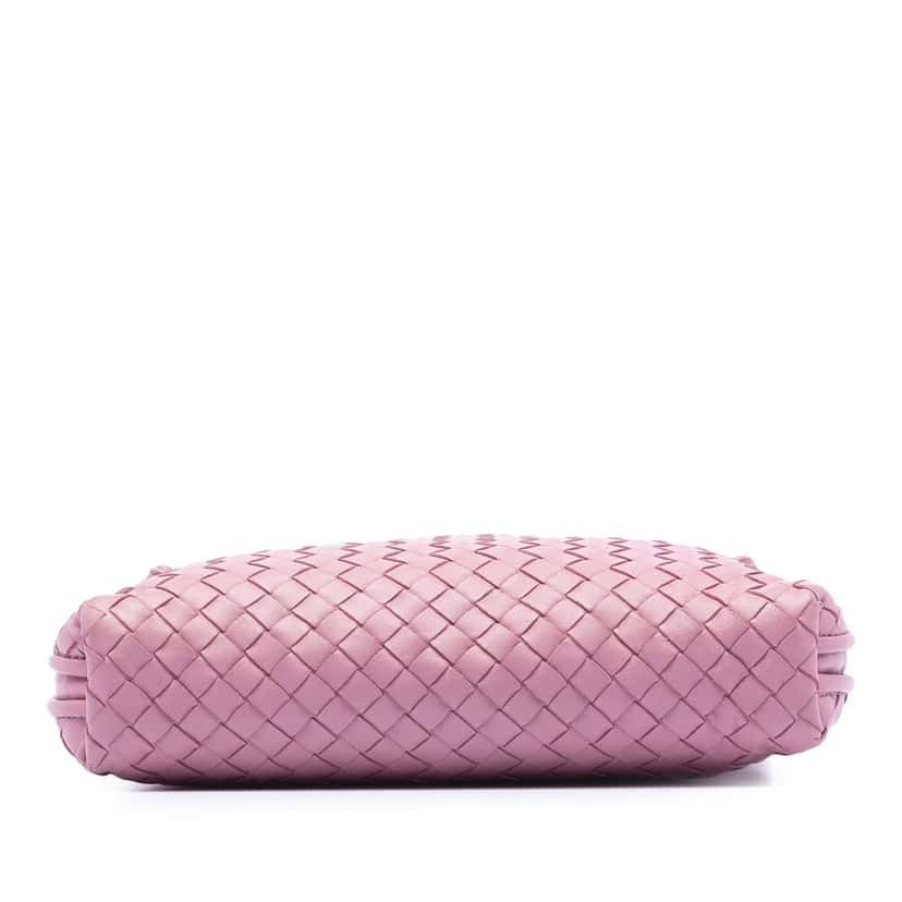 Bottega Veneta Nappa Intrecciato Nodini Crossbody Pink Leather Very good condition - Inside View