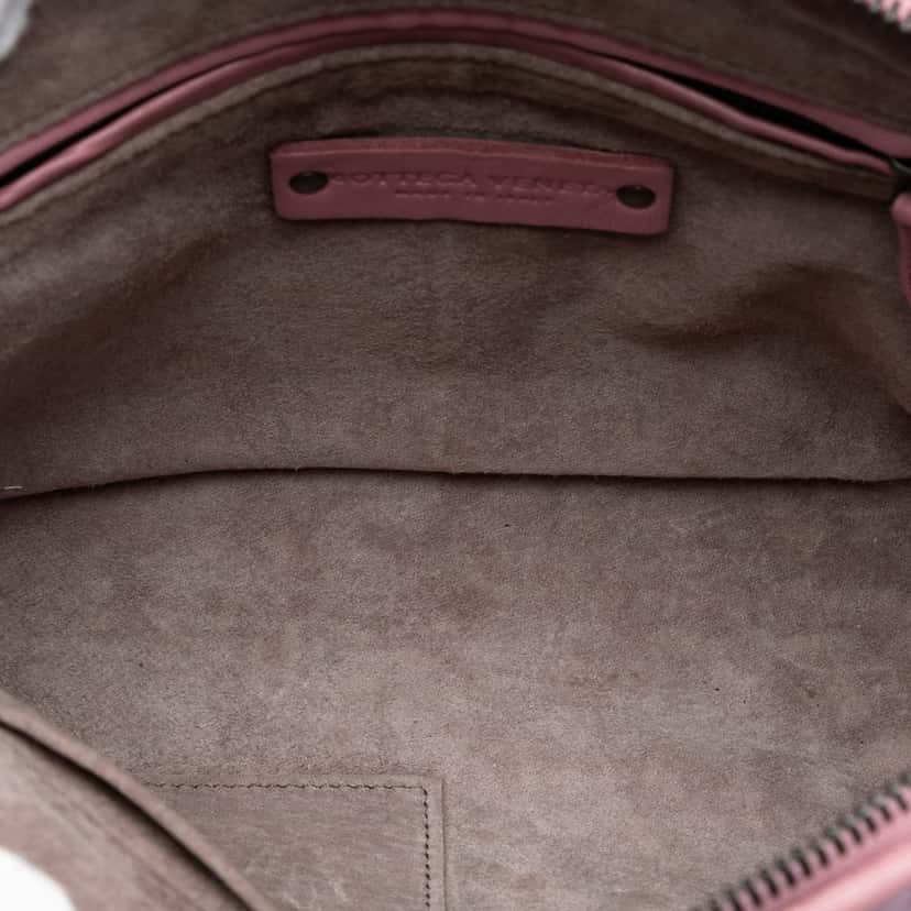 Bottega Veneta Nappa Intrecciato Nodini Crossbody Pink Leather Very good condition - Model View