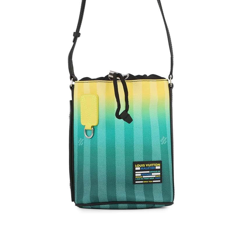 Louis Vuitton Damier Stripes Sac Marin BB Green Very good condition - Front View