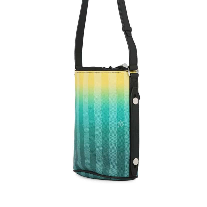 Louis Vuitton Damier Stripes Sac Marin BB Green Very good condition - Back View