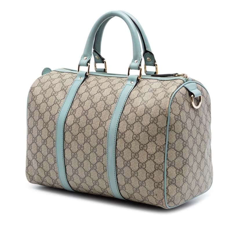 Gucci Medium GG Supreme Joy Boston Bag Beige Good condition - Back View