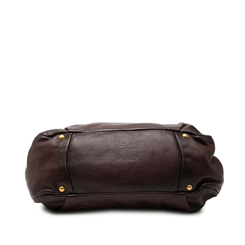 Prada Sfumato Cervo Antik Shopping Tote Brown Leather Very good condition - Inside View