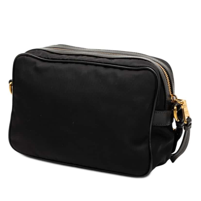 Prada Tessuto Camera Bag Black Very good condition - Back View