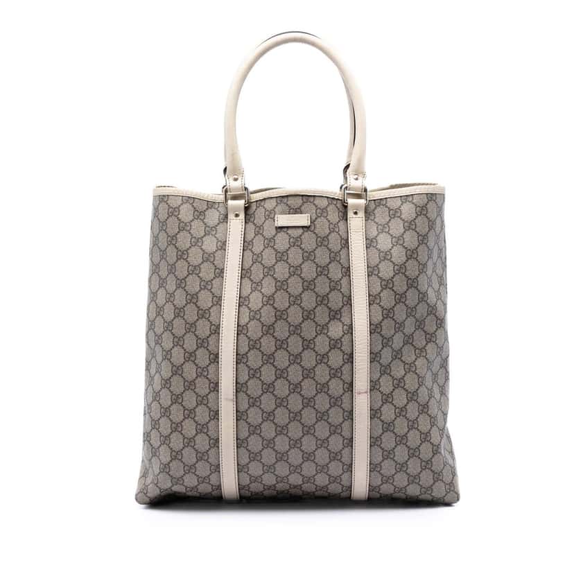 Gucci GG Supreme Joy Vertical Tote Beige Very good condition - Front View
