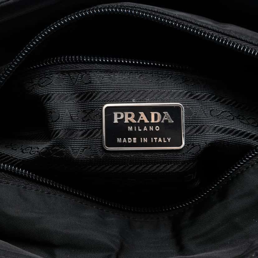 Prada Tessuto Tote Black Very good condition - Box View