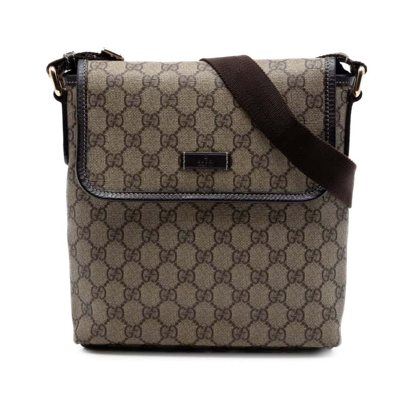 Gucci GG Supreme Crossbody Beige Very good condition - Front View