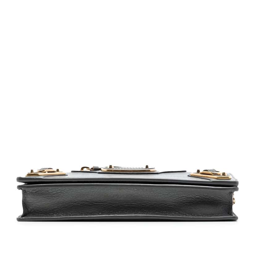 Balenciaga Chevre Motocross Metallic Edge Wallet on Chain Other Leather Very good condition - Inside View