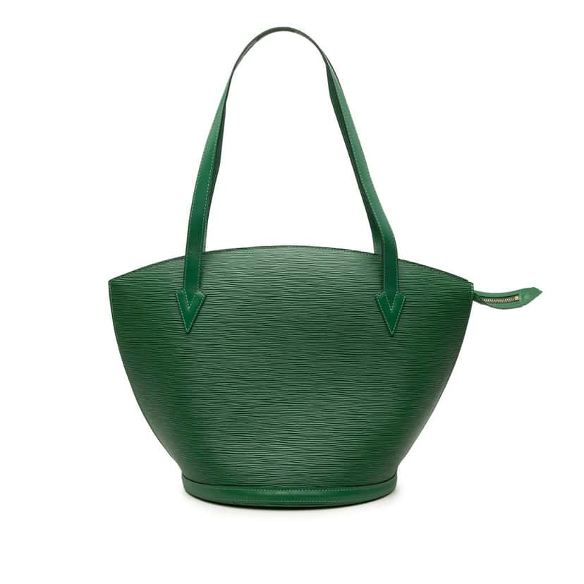 Louis Vuitton Epi Saint Jacques GM Long Strap Green Leather Very good condition - Front View