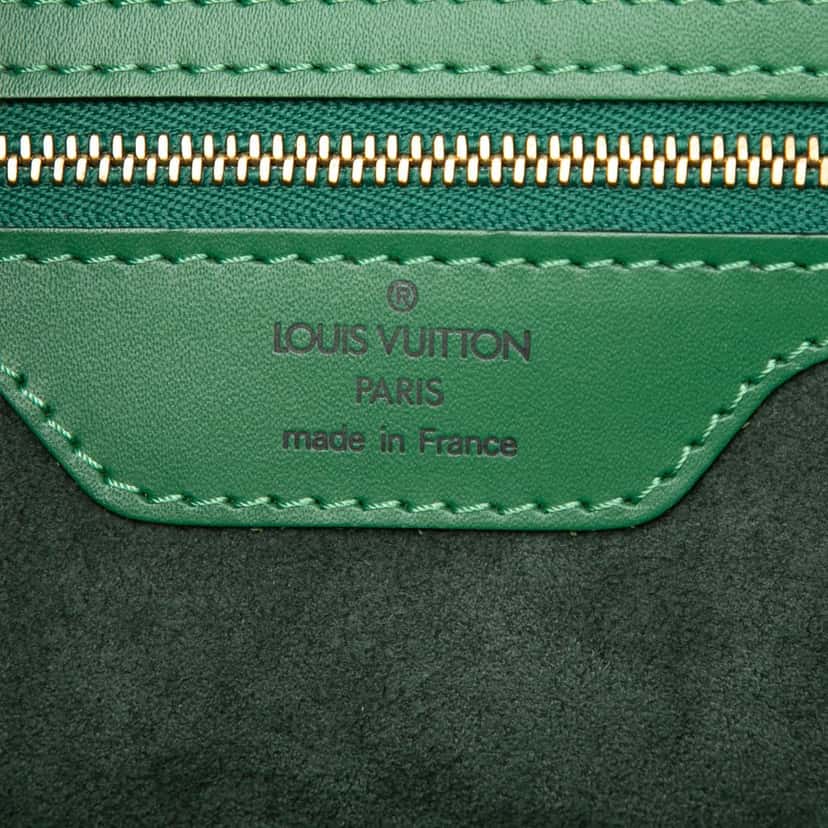 Louis Vuitton Epi Saint Jacques GM Long Strap Green Leather Very good condition - Box View