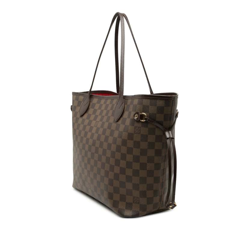 Louis Vuitton Damier Ebene Neverfull MM Brown Very good condition - Back View