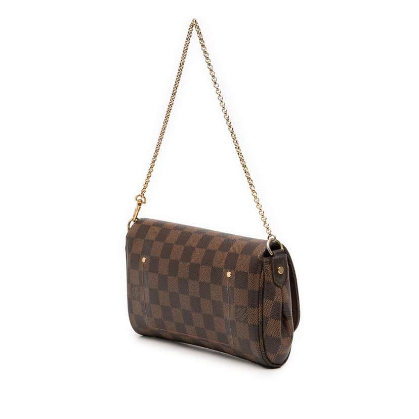 Louis Vuitton Damier Ebene Favorite PM Brown Very good condition - Back View