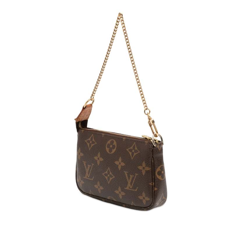 Louis Vuitton Monogram Trunks and Bags Mini Pochette Accessoires Brown Very good condition - Back View