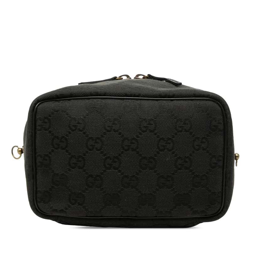 Gucci GG Canvas Vanity Bag Black Very good condition - Inside View