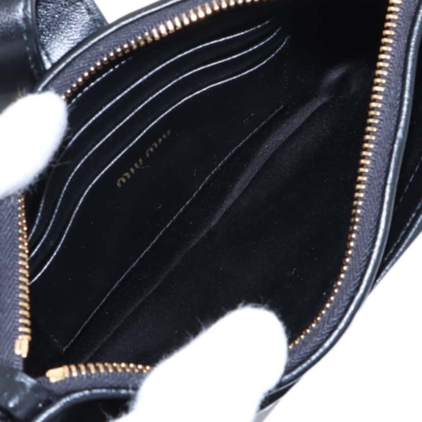 Miu Miu Matelasse Nappa Crossbody Black Leather Very good condition - Inside View