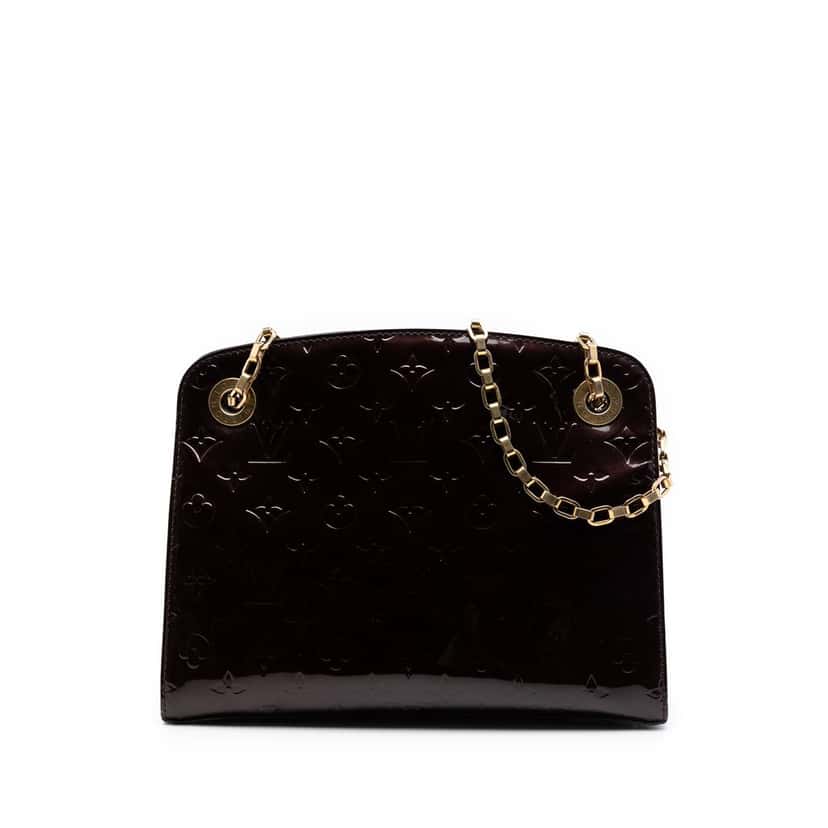 Louis Vuitton Monogram Vernis Virginia MM Purple Leather Very good condition - Front View