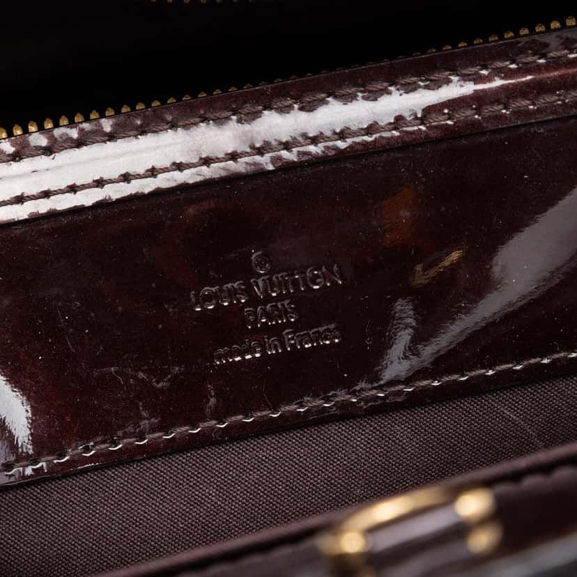 Louis Vuitton Monogram Vernis Virginia MM Purple Leather Very good condition - Box View