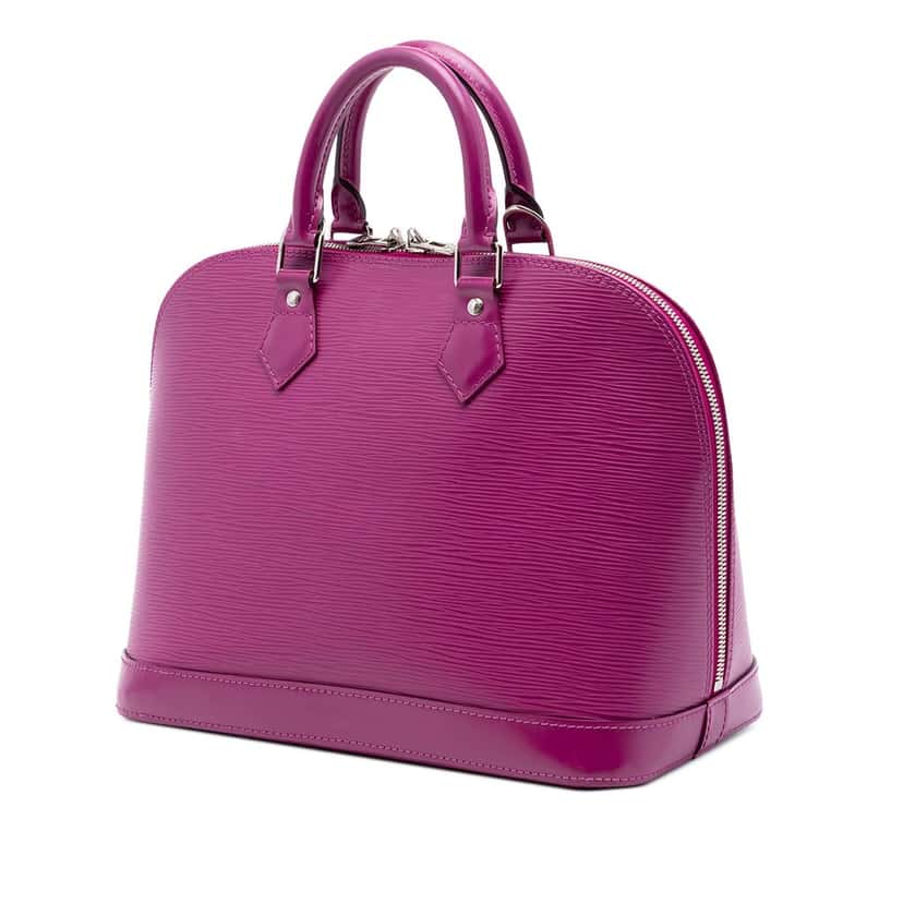 Louis Vuitton Epi Alma PM Purple Leather Very good condition - Back View